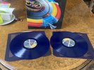 Electric Light Orchestra Double Out Of Time.1977.hype Sticker,Blue Vinyl Mint.