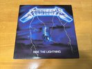 Metallica - Ride The Lightning Vinyl LP (Elektra) Plus Original 1984 Insert VG