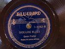 Bluebird 8082 Gwen Foster SIDELINE BLUES amazing guitars   Country  78 rpm E