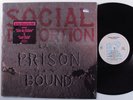 SOCIAL DISTORTION Prison Bound RESTLESS LP VG+ with lyric sheet insert SHRINK u