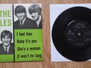 THE BEATLES 1964 DANISH EP I FEEL FINE ODEON GEOS 225