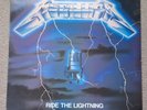 Metallica Ride The Lightning Original 1984 Pressing With Merchandise Sheet