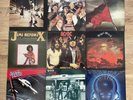 9 x Rock, Rock, Prog vinyl LP's VG+ -EX+ Thin Lizzy, Bon Jovi, Angel Witch AC/DC