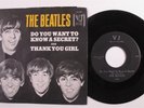 Rock 45 BEATLES Do You Want To Know A Secret? VEE-JAY picture sleeve j
