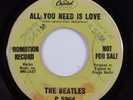 Rock 45 BEATLES All You Need Is Love CAPITOL promo HEAR j