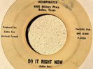 RARE TEXAS GARAGE 45 Eddie Ray Do It Right Now What Kind of God Palms HEAR