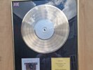 Ian Brown Music Of The Spheres Signed Golden Disk Recognition of Sales in The UK