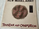 NEW MODEL ARMY - THUNDER AND CONSOLATION LP EMI NL 1989 MIT TOUR STICKER FOC