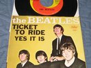 The Beatles-Ticket To Ride/Yes It Is-Vinyl 45 w/Picture Sleeve