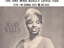 MARY WELLS-PICTURE SLEEVE+45-(THE ONE WHO REALLY LOVES YOU)--PS--PIC--SLV