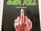 Overkill Fuck You EP Vinyl 1987 Megaforce Records Record Is EX