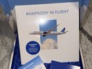 United Airlines 100 Rhapsody In Flight Air Zoetrope Blue Vinyl LP Record