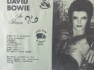 David Bowie In Person TMOQ Vinyl LP  With Bunny