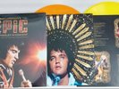 EPIC - Elvis Presley In Concert Soundtrack Orange & Yellow DOUBLE LP Vinyl Album