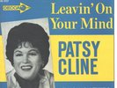 PATSY CLINE-4-SONG HARD COVER-EP ONLY-(LEAVIN' ON YOUR MIND)--PS--PIC--SLV