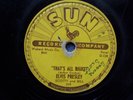 Elvis Presley...That's All Right / Blue Moon...Sun Records 209 78 rpm Orig. 1954