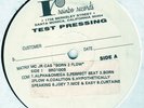 MC JR. CAS  BORN 2 FLOW   LP VG   TEST PRESSING ** LA RANDOM RAP 1991  QD III