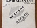 David Allan Coe Nothing Sacred Vinyl LP X Rated