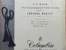 JOHANNA MARTZY - BACH unaccompanied violin sonata COLUMBIA 33CX1286 ORIG UK LP