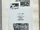 AC/DC in power 79 bloody live yellow vinyl white label. Ltd Edition. 051 of 200