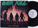 OVERKILL Feel The Fire MEGAFORCE LP y