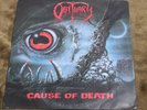 LP OBITUARY Cause Of Death 1990 First Pressing Insert