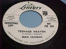 EDDIE COCHRAN - PROMO - TEENAGE HEAVEN / I REMEMBER - NM  VINYL & EX AUDIO