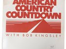 American Country Countdown Bob Kingsley RADIO SHOW 4 LP Vinyl July 21-22 1990