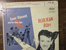 Gene Vincent  BLUEJEAN BOP  (ROCKABILLY EP 1-764 45) PLAYS VG+
