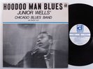 JUNIOR WELLS' CHICAGO BLUES BAND FT. BUDDY GUY Hoodoo Man Blues DELMARK LP VG+ z