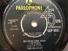 BEATLES FOR SALE EP 1965 UK 1st PRESS PARLOPHONE RIMS S.I.U.K EX++ VINYL & AUDIO