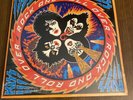 RARE KISS Rock And Roll Over RCA Vinyl ERROR Blue Tear Drop STICKER FORM SEALED