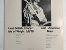 Jimi Hendrix Last British Concert & American Maui 3-8-70 Bootleg Collectors LP