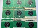 THE BEATLES NINE ORIGINAL UK 45's R 5015 UP TO R 5452 JUST R 5084 MISSING EX +