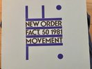 NEW ORDER Movement 1981 UK vinyl LP the debut original FACT50 Factory Records