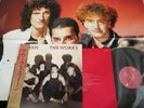 QUEEN - THE WORKS complete w/poster JAPAN VINYL LP OBI EMS-91076 EX-/EX-