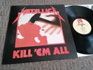 Metallica -Kill 'Em All- UK 1st pressing-1983-Music For Nations-NM/NM
