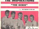 THE INSPIRATIONS-RARE DOO-WOP PICTURE SLEEVE + 45--(THE GENIE)--PS--PIC--SLV