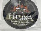 HIMSA Courting Tragedy... Picture Disk LP RARE BLACK PROMO Punk Metal SXE