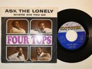Northern Soul 45 FOUR TOPS Ask The Lonely MOTOWN picture sleeve HEAR l