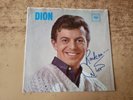 GUARANTEED hand autograph 1960s vg+ Dion  Ruby Baby / He'll Only  SLEEVE only 45