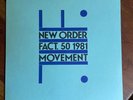 New Order Movement Factory FACT.50 UK  VINYL LP