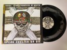 S.O.D. STORMTROOPERS OF DEATH SPEAK ENGLISH OR DIE 2XLP BLACK GREY VINYL SEALED