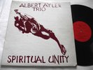 THE ALBERT AYLER TRIO   SPIRITUAL UNITY ** 1965 US 1st ESP-DISK LP EAR.