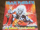 LP IRON MAIDEN A Real Live One 1993 First Pressing Inner Sleeve HEAR