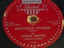 Tommy Brown, (Very Rare) Southern Woman.  United U-183.  Vg- PBTL