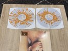 Sweetener Orange & Clear Splatter Vinyl Urban Outfitters Exclusive Ariana Grande