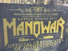 MANOWAR - Battle Hymns MMXI - PICTURE DISC VINYL LP - EXCELNT Condition Pic Disc