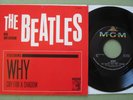 BEATLES  45 -  Why / Cry For A Shadow - MGM K-13227 - W/ Picture Sleeve - VG++