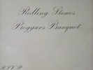 ROLLING STONES - BEGGARS BANQUET 1968 UK MONO LK 4955 Red/Silver Unboxed Decca